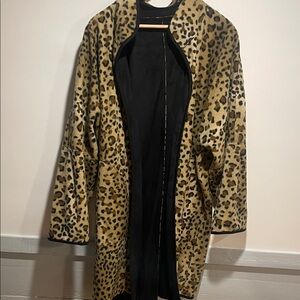 Leopard Print Women's Coat
